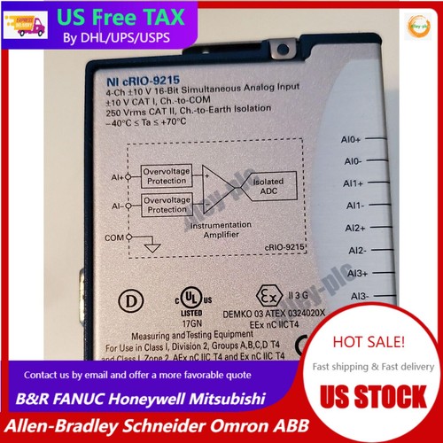 US STOCK NEW National Instruments cRIO-9215 Analog Input Module - Picture 1 of 5