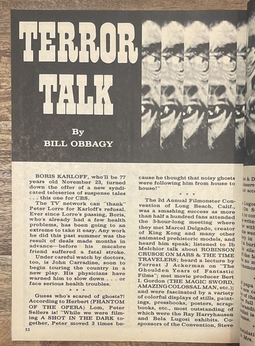 Monster World Magazine - #2 - January 1965 - Complete and Near Mint - Bild 12 von 15