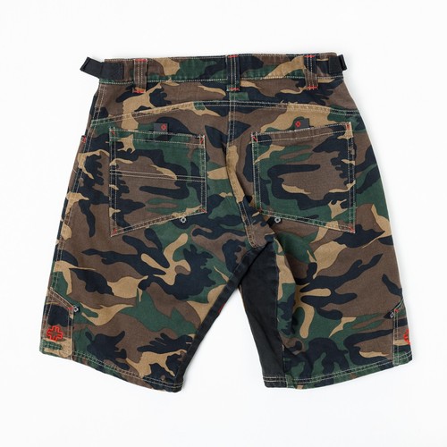 Mace Evac Camo Shorts Moto Mens Size 30-32 Adjustable Waist Lined Padded Biking - Picture 10 of 12