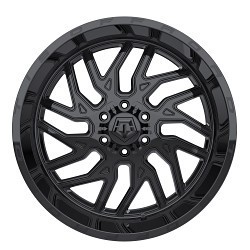 1 TIS 20x9 6X135 / 6X5.50 +01 544B Gloss Black Wheel Rim - Picture 3 of 5