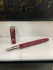 Perfect Egypt Series Deep Red-Silver Color M nib Fountain Pen