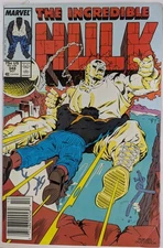 Incredible #348 Marvel Comics 1988 Newsstand Edition F/VF Sleeve & Board