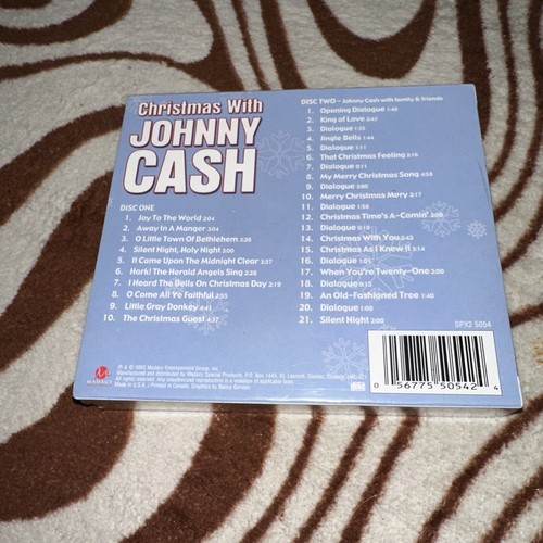Christmas with Johnny Cash by Johnny Cash (CD, 2002) - Picture 2 of 3