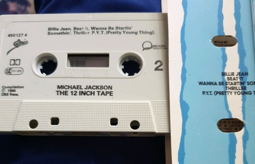 Michael Jackson – The 12" Tape (Five 12" Mixes On One Cassette) 1986 UK Epic - Picture 2 of 3
