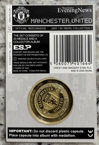2005 Cristiano Ronaldo RC Manchester United Evening News Medallion - Picture 2 of 2