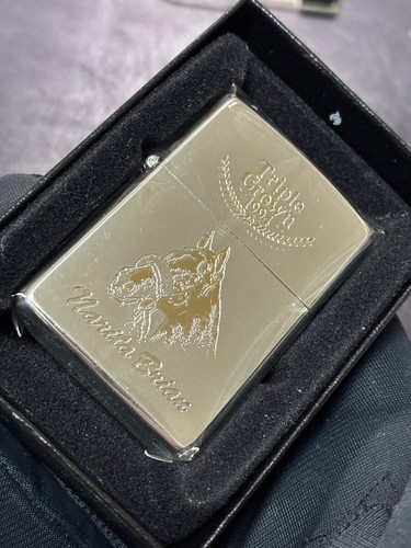 Zippo Zippo Narita Brian Triple Crown Double Sided Gold Engraving Vintage 1994 N