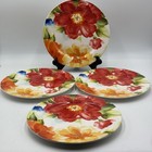 PIER 1 Imports Ironstone Floral Amelia Dinner Plates