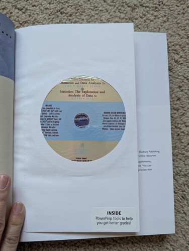 Introduction to Statistics and Data Analysis - Instructor's Edition - with CD - Picture 3 of 3