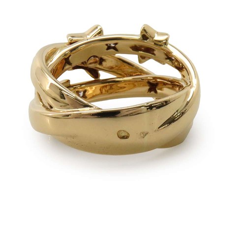 CHANEL Comet Ring Size Approximately No. 13 18K Yellow Gold J1130 - Picture 12 of 13