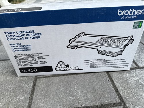 Wysokowydajna kaseta z czarnym tonerem Brother TN450