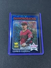2024 Topps Heritage Corbin Carroll Blue Sparkle Refractor Diamondbacks #372 E2