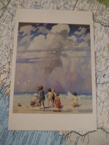 An American Vision 3 Generations Of Wyeth Bonus N.C. Wyeth The Giant Postcard - Imagen 6 de 7