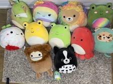 Lot Of 12 Squishmallows Stuffed Animal Plush - No Duplicates