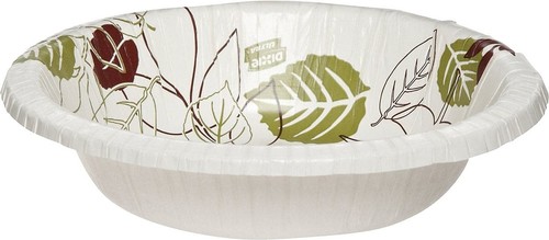 Cuencos de papel de peso pesado Dixie Pathways paquete de 125 oz compostables a prueba de remojo - Imagen 1 de 5