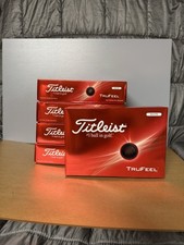 5 Dozen - Sealed NIB New Titleist 2024 TruFeel Golf Balls White - 60 Balls