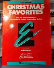 Christmas Favorites for Eb Alto Sax Essential Elements Band Method Music Book