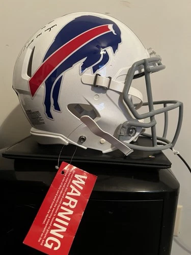 Buffalo Bills Autographed Football Helmet Beckett Authenticated Original