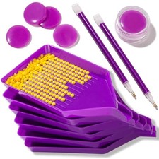 13pcs Diamond Painting Art Accessories, V-Shaped Corner Opening Diamon