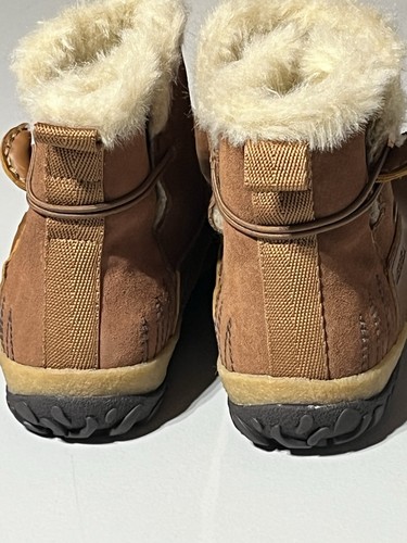 Merrell Tremblant Pull On Polar Waterproof Hiking Snow Boots Womens 10 Brown Oak - Picture 3 of 13