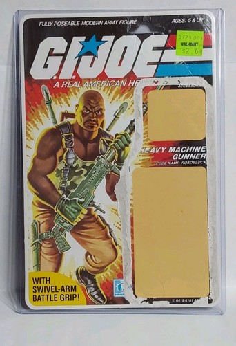 1984 G.I. Joe Roadblock Near Complete W/ Full Uncut Card - Picture 2 of 11