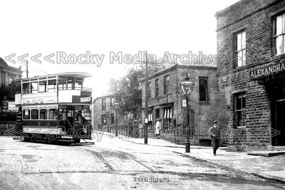 Pyy-28 The Tram Endus, Idle, Bradford, Yorkshire 1915. Foto