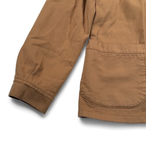 Wallace & Barnes Chore Jacket Mens 40S Brown Cotton Blend Button Front NWT - Picture 10 of 16