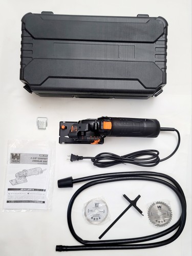 Seghetto circolare compatto WEN 36704 4.2A 3-3/8" con custodia laser e 3 lame NUOVO - Foto 2 di 10