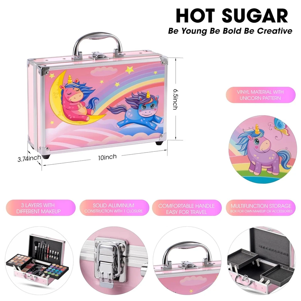 Kit de Maquillaje Hot Sugar para Niñas 4-6, Set Edades 8-12, ROSA Foto 2 de 4