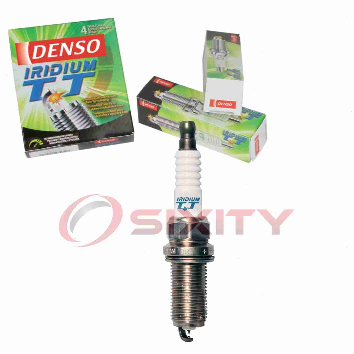 DENSO 4704 Iridium TT Spark Plug for SPFR8TI332 SPFR8TE2AA MN158596 LR0 vo