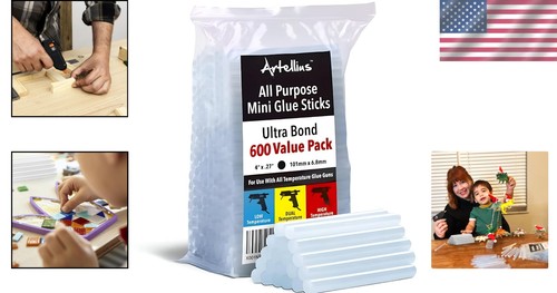 Craft & Fabric Adhesive - 600 Mini Sticks - Picture 2 of 8
