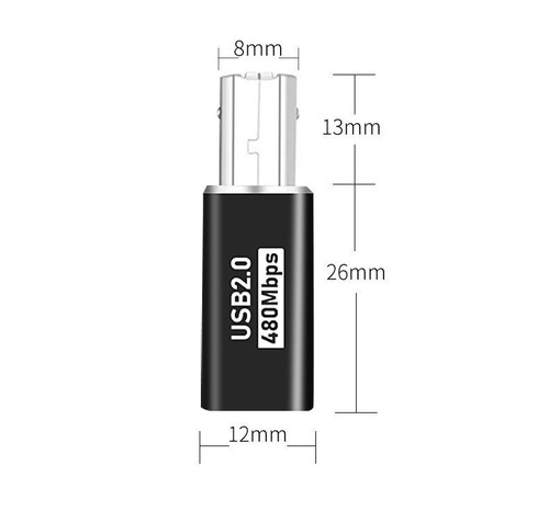 TYPE-C interface / MIDI interface Printer Electric Pianos Synthesizers Adapter - Zdjęcie 8 z 13