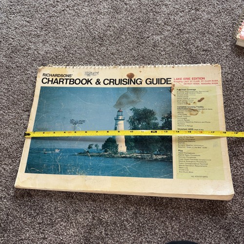 Richardsons' Chartbook & Cruising Guide 1980 edición Lake Erie, St Clair Detroit - Imagen 13 de 14