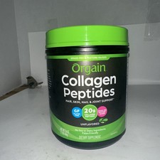 Orgain Unflavored Collagen Peptide Protein - 16 oz 8/2026