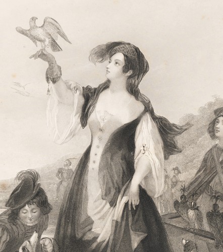 FINDEN (*1791) nach STEPHANOFF (*1790), Allegorie auf England, Sst. Romantik - Picture 4 of 5