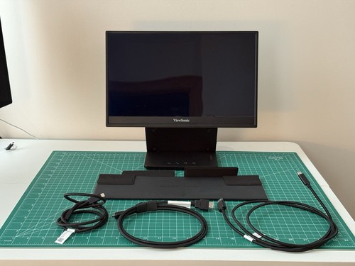 ViewSonic VP1656 15.6” IPS Portable Monitor – 1080p w/ USB-C + Built-in Stand