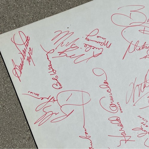 1979 NFL AllStar Game Team Signed Cardstock Page Staubach Manning Dorsett Carson - Picture 5 of 14