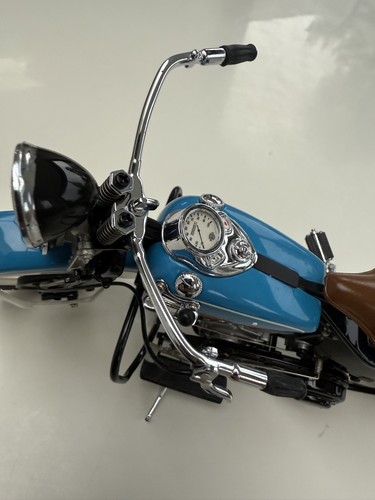 Franklin mint 1936 vintage Harley Davidson knucklehead 1-10 die cast model bike - Picture 2 of 21