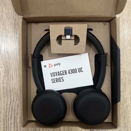 NEW Poly Voyager 4320 UC Bluetooth Wireless Headset - Picture 5 of 10