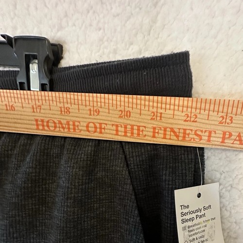 Sonoma Men's Seriously Soft Sleep Pants Heathered Black Pockets Size: XXL Lounge - Picture 6 of 9