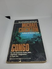 Congo by Michael Crichton (1993), (Thriller, Adventure, Mystery), (Paperback) CB