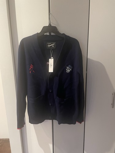 Cárdigan Devereux Golf The Johnnie Walker Golf Club Azul Marino Para Hombres Talla L Nuevo Con Etiquetas - Imagen 1 de 19
