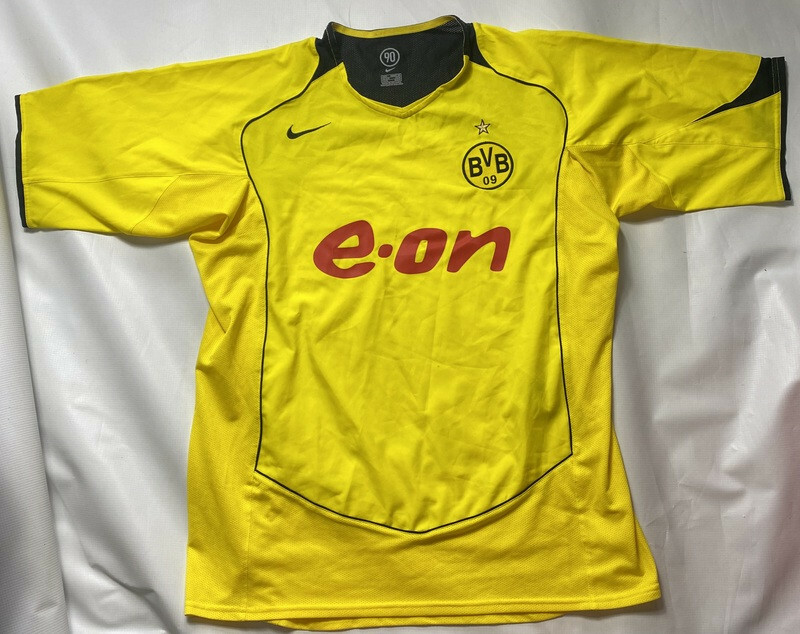 Borussia Dortmund Nike ユニフォーム Lサイズ BORUSSIA DORTMUND home shirt jersey NIKE 2004-2005 BVB