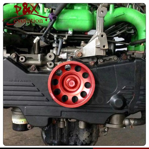 Crankshaft Crank Pulley for Subaru Impreza 93-01 WRX STI 04-15 Legacy Forester - Picture 7 of 8