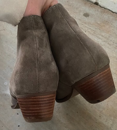 Seychelles Offstage Womens 9.5 Ankle Boots Booties Suede Leather Gray s - Bild 7 von 9