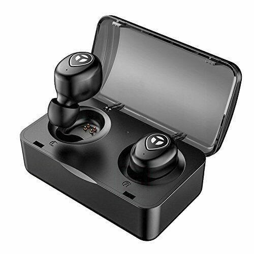 Tranya T1 Black Bluetooth Wireless Earbuds Ear Buds Headphones Running Sports - Afbeelding 1 van 5