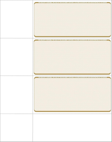 Computer Check Paper - Blank Personal Wallet Checks 3 on a Page - Compatible wit - Picture 12 of 12