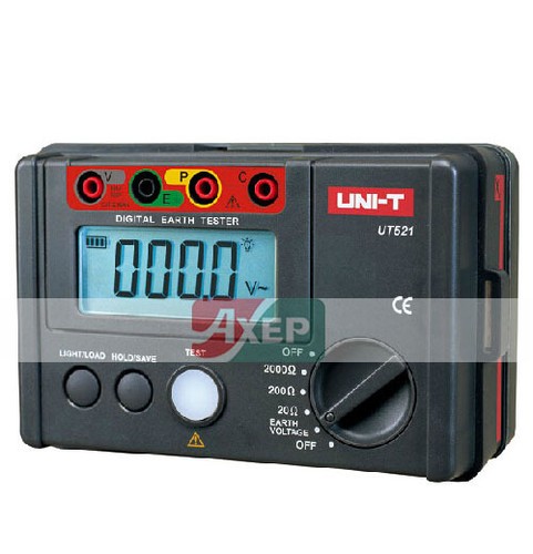 A● UNI-T UT-521 Earth Ground Insulation Resistance Tester 0~2000Ω 0~200V - Picture 2 of 2
