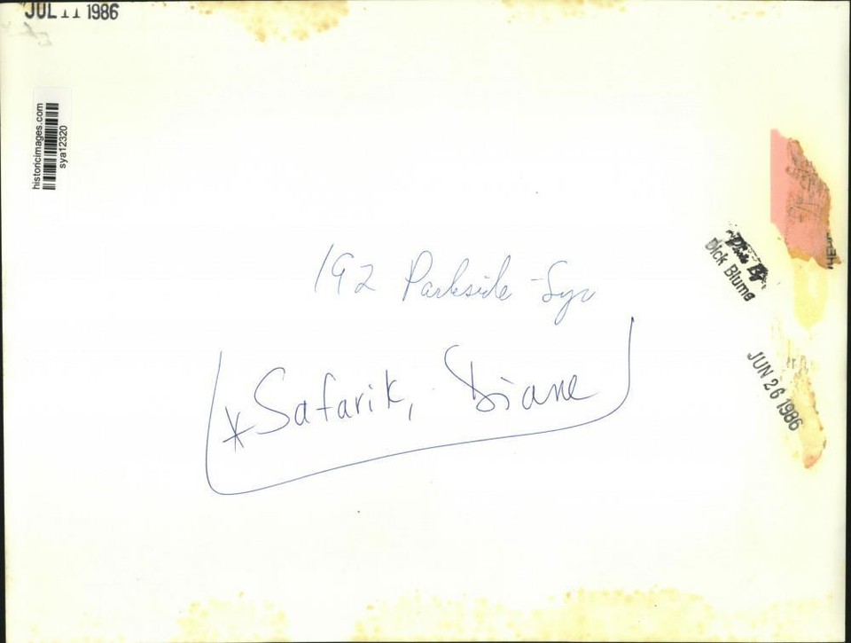 1986 Press Photo Toad Hall Sign at Home of Diane Safarik in Syracuse