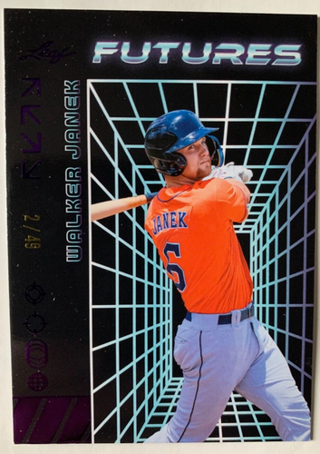 2024 LEAF FUTURES MULTI-SPORT WALKER JANEK INSERT CARD /49 - Picture 1 of 2
