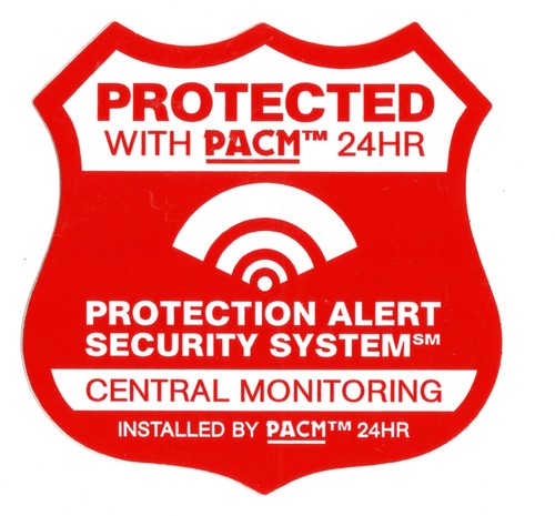 4 Alarm Stickers 2 Security Camera Decals Weatherproof See Store - Picture 2 of 5